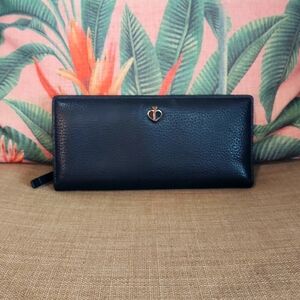 Kate spade polly bifold black wallet